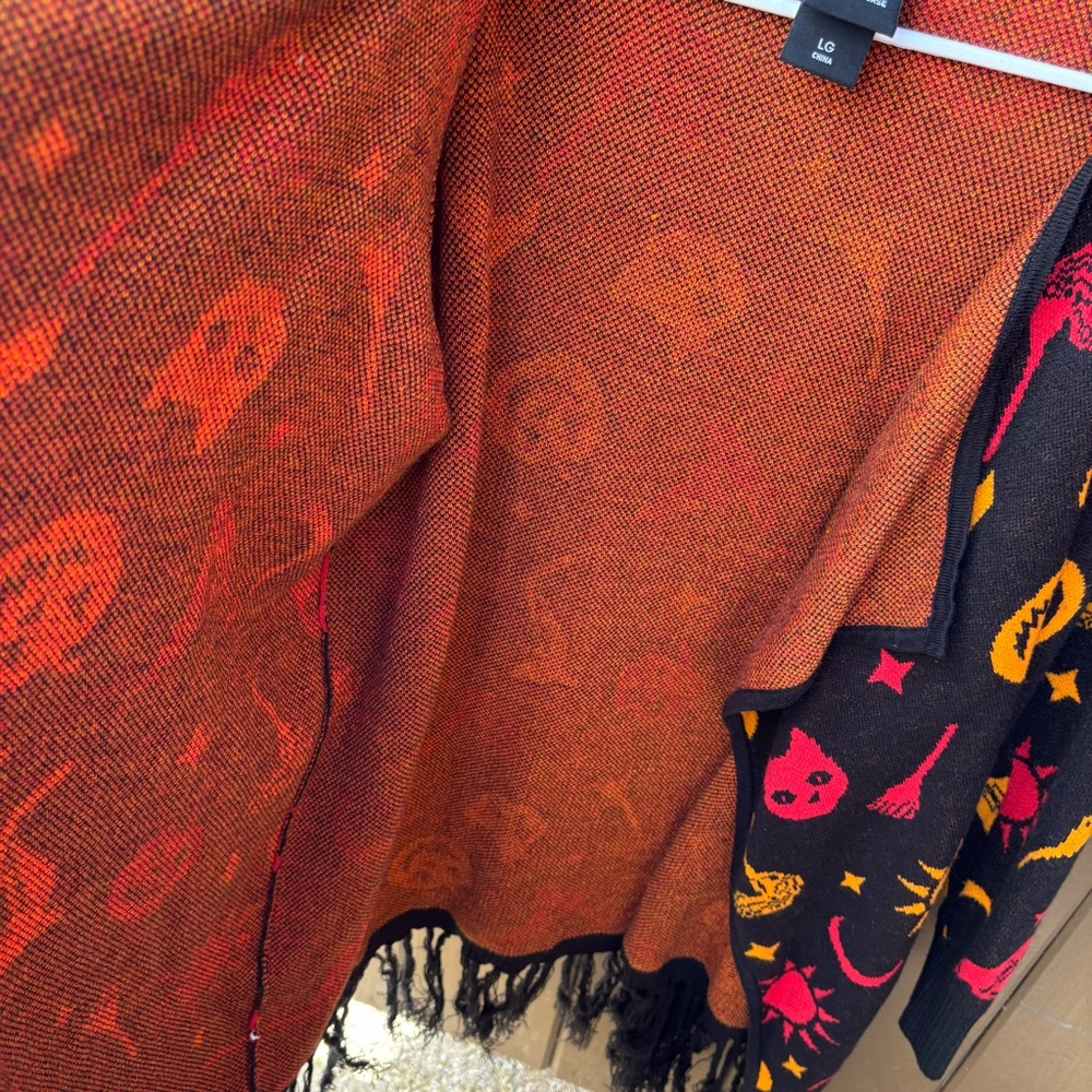 Her Universe Disney Hocus Pocus Dani Hooded Flyaway Cardigan Size L Halloween - Picture 5 of 12